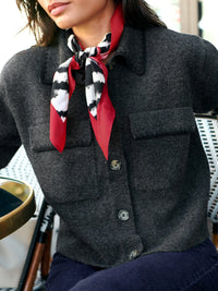 Zebra Print Scarf