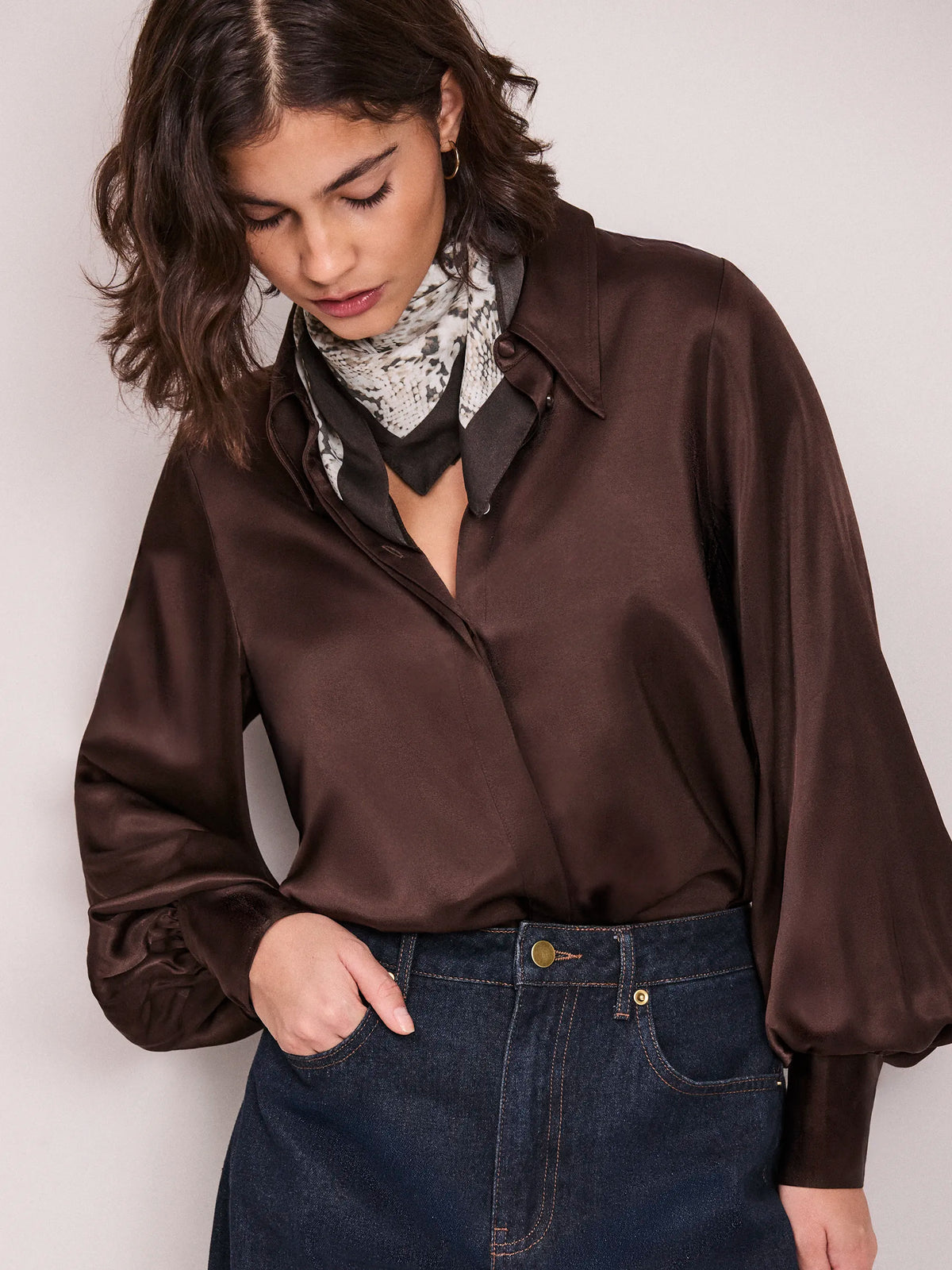 Snake Print Scarf