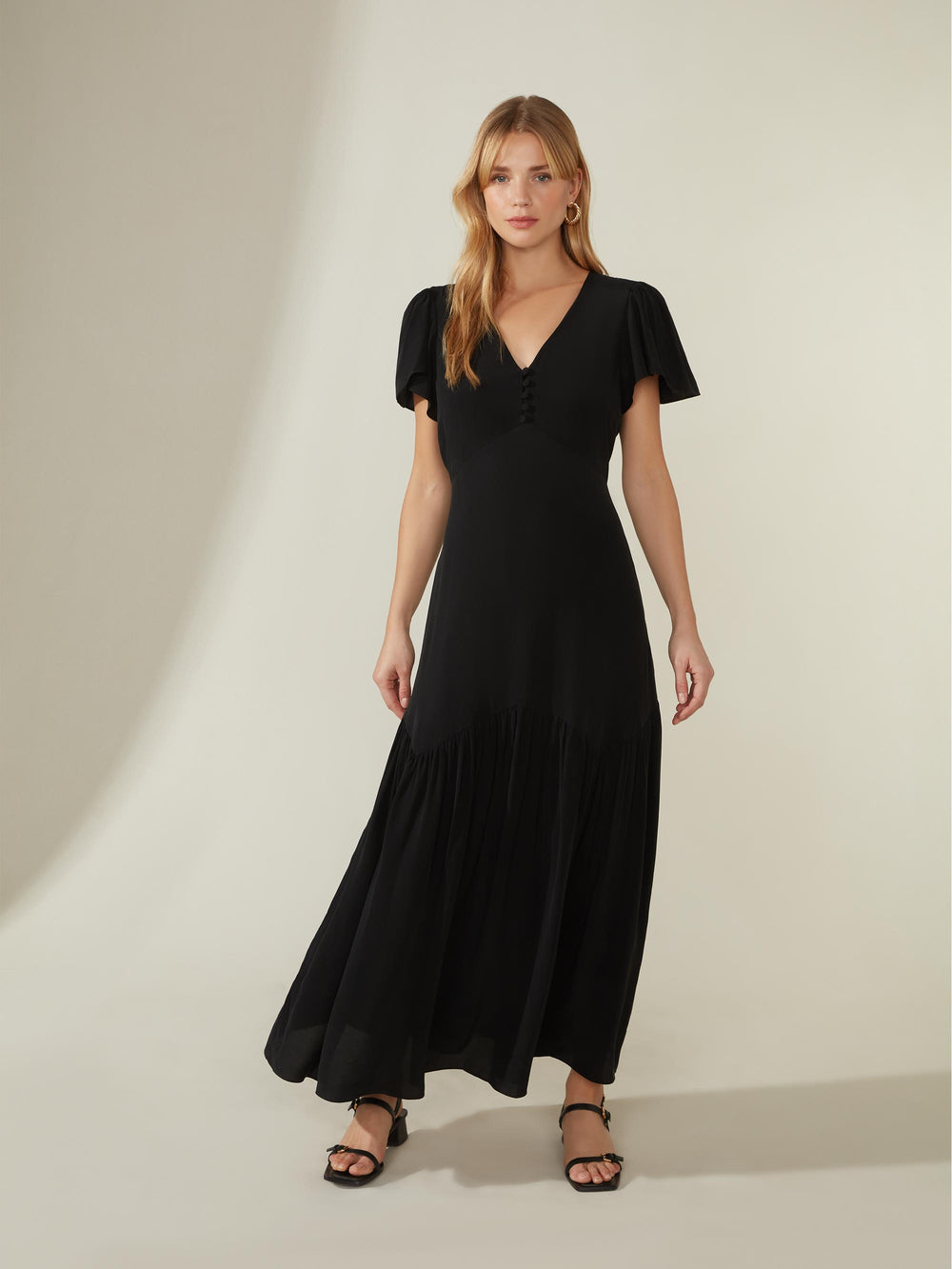 Black Midaxi Dress – Ro&Zo