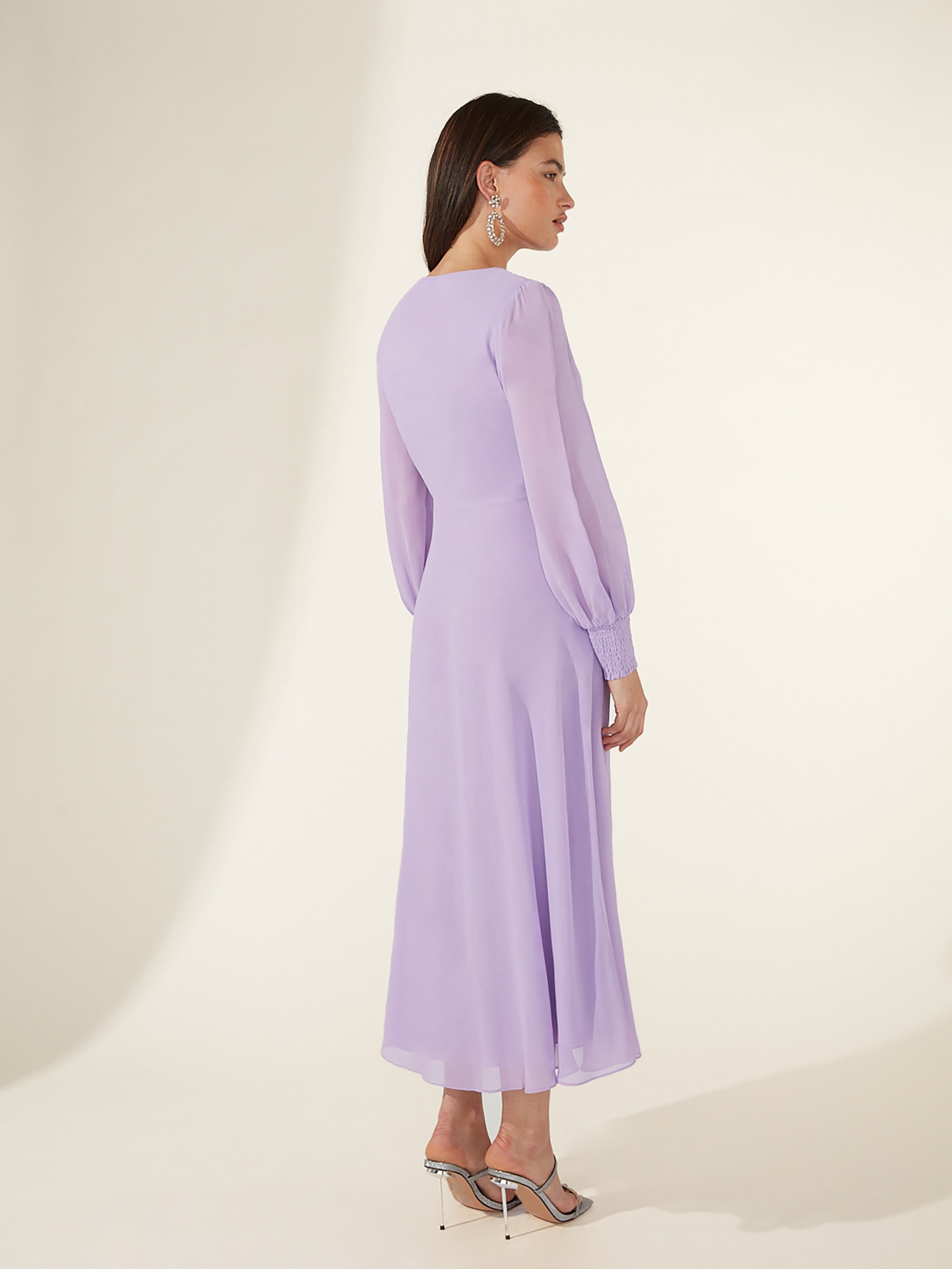 Lilac floaty outlet dress