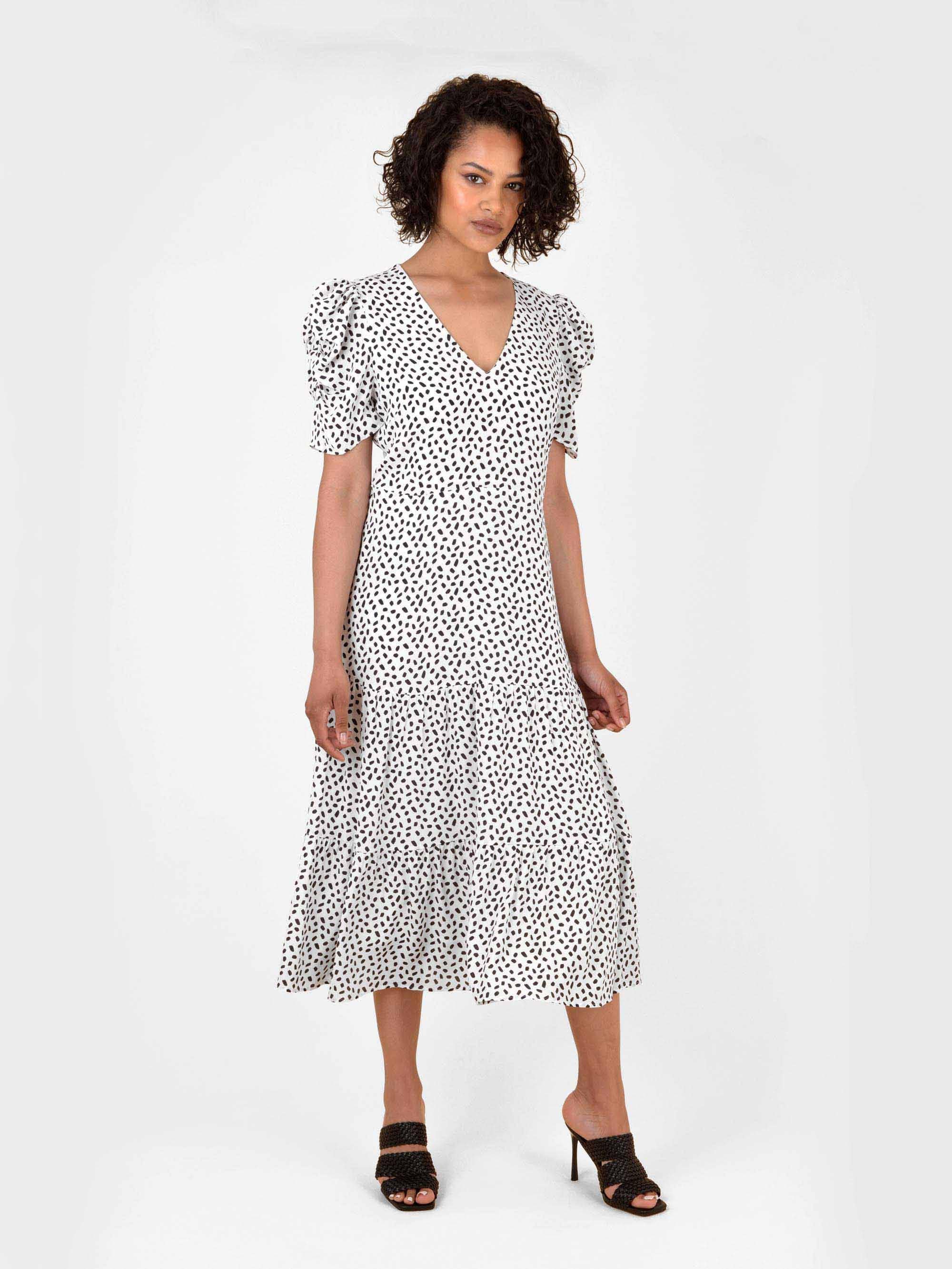 Dot print dress outlet topshop