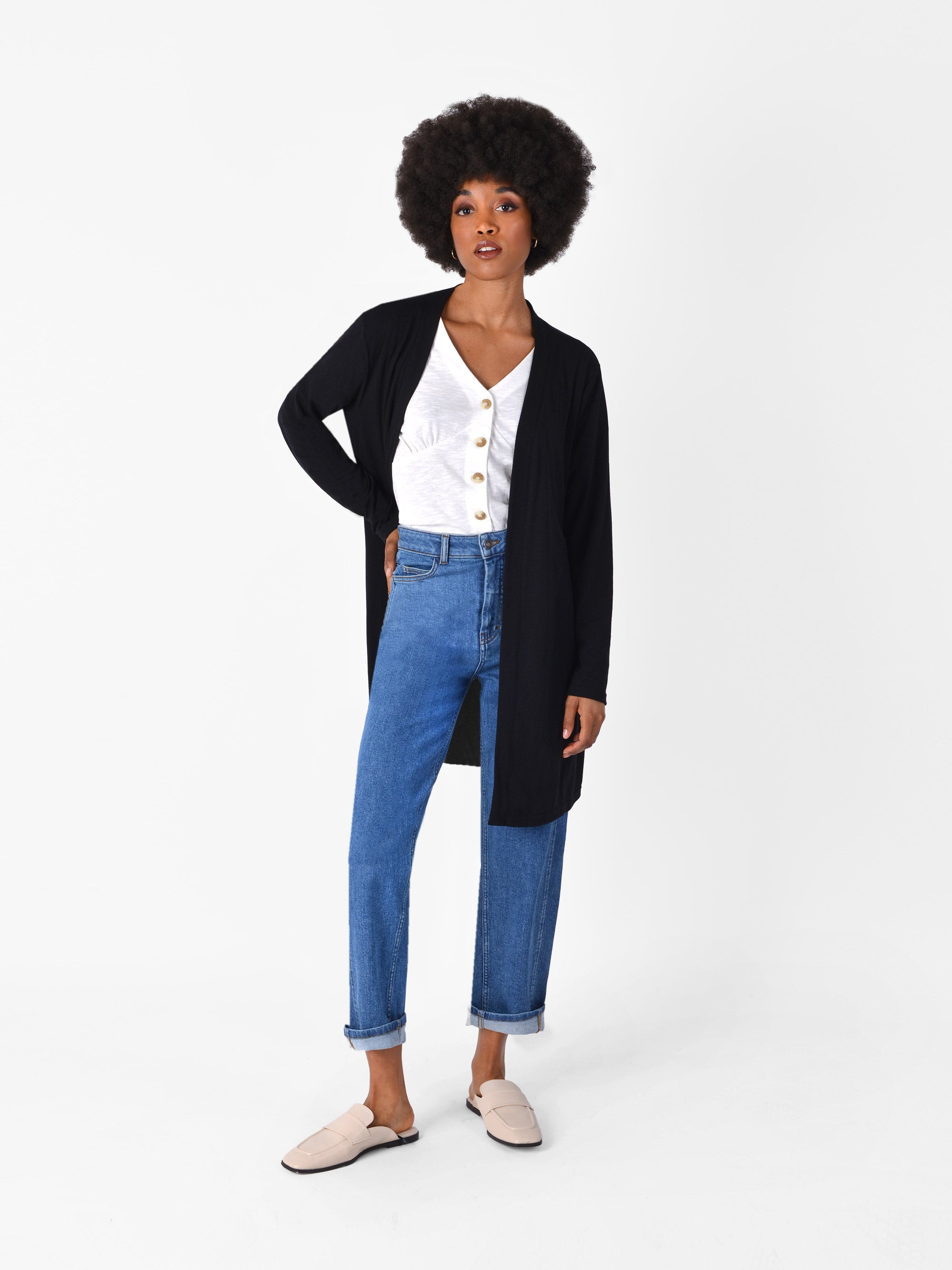 Edge to edge clearance cardigan