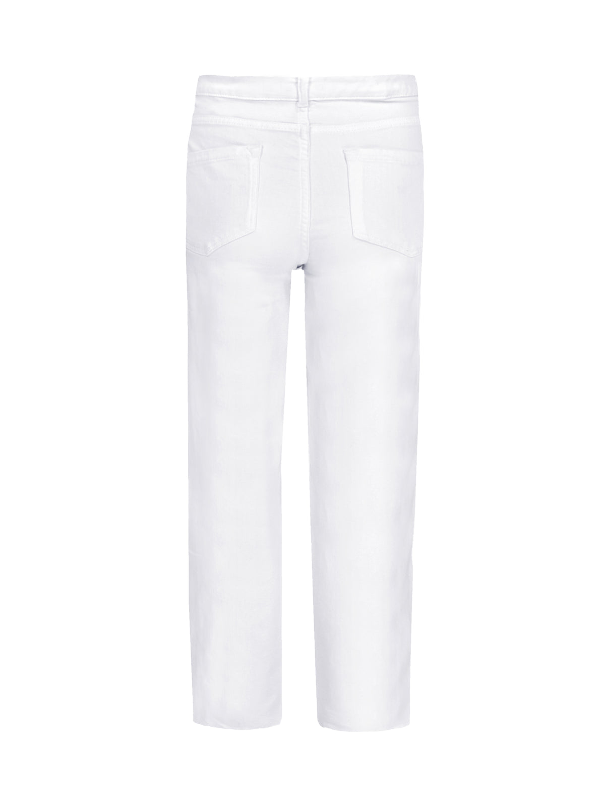 Cream Straight Leg Jean
