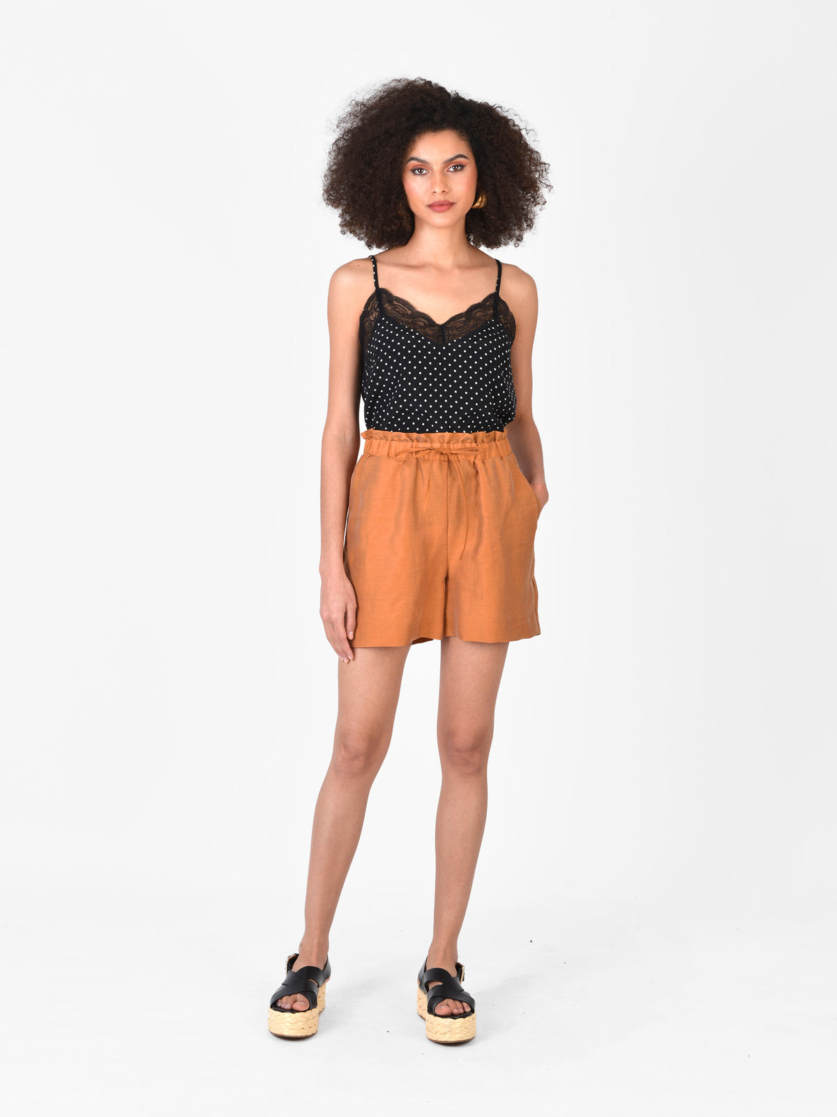 Linen Pull on Shorts