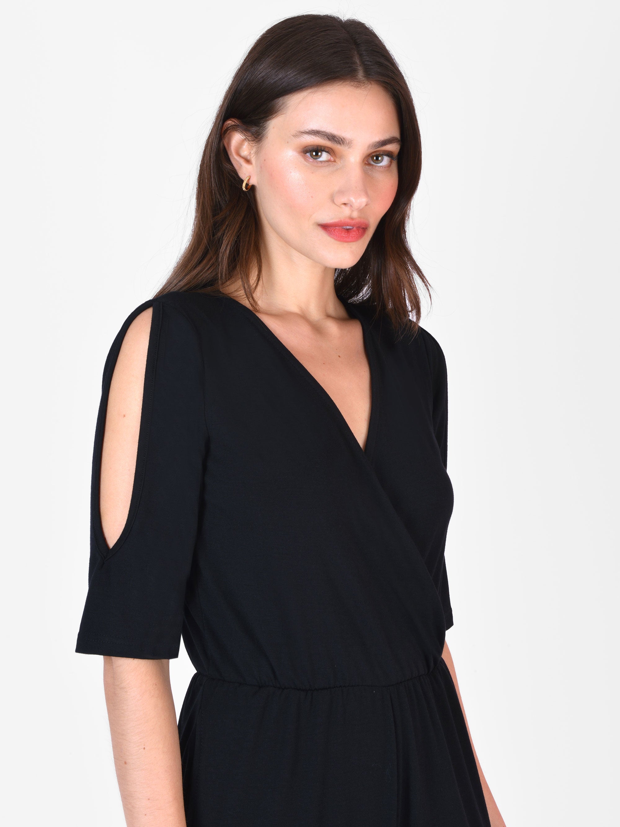 Calvin klein hot sale cold shoulder jumpsuit