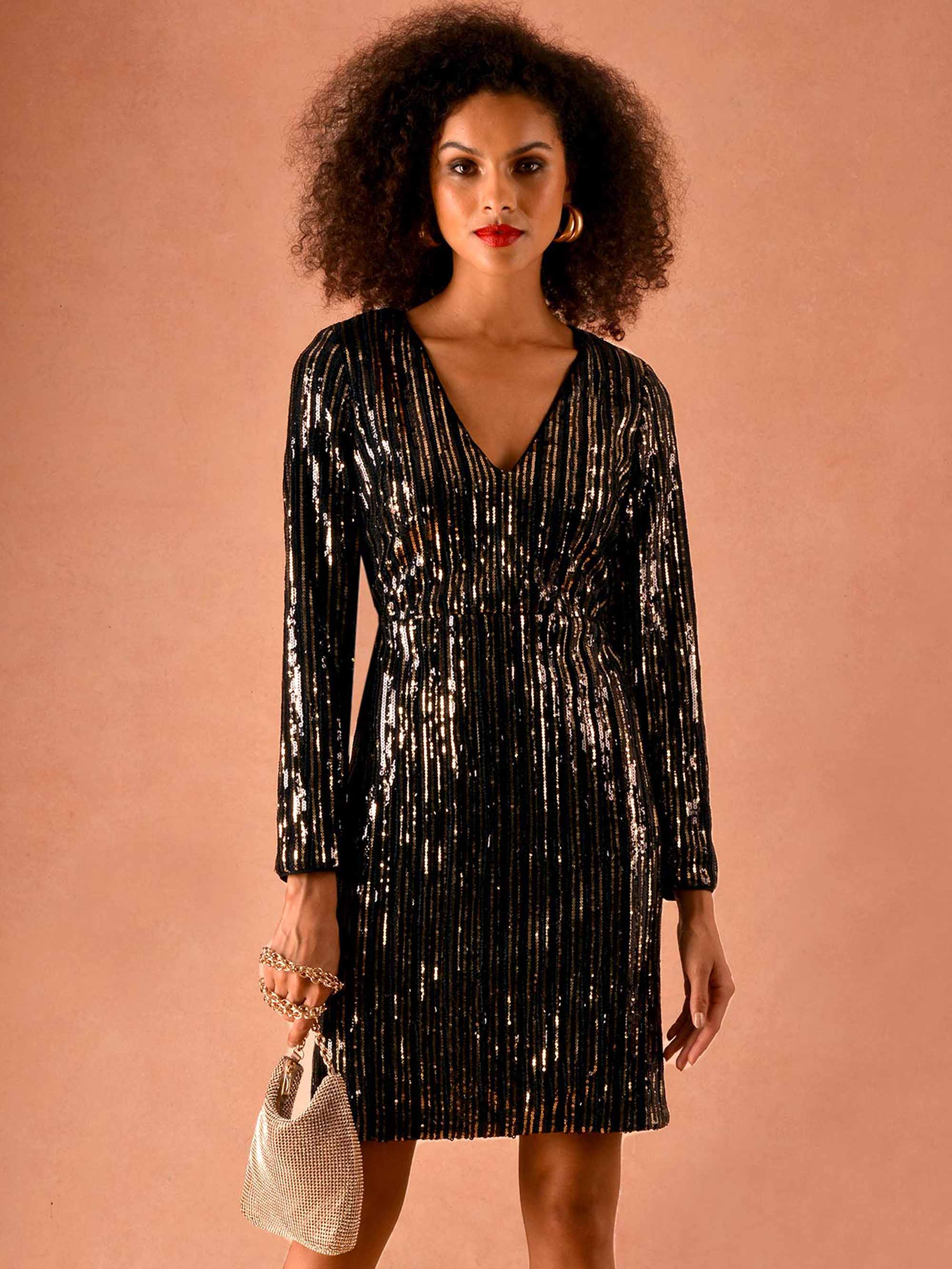 F&f sequin hot sale dress