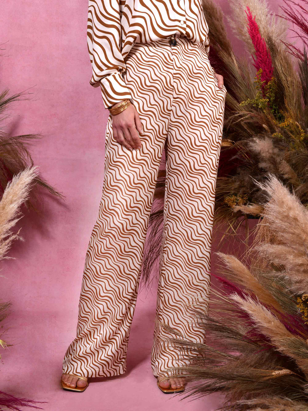 Swirl Print Trousers