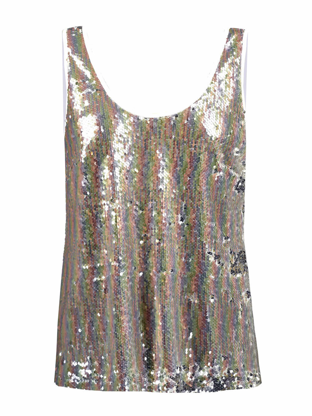 Silver Sequin Cami – Ro&Zo