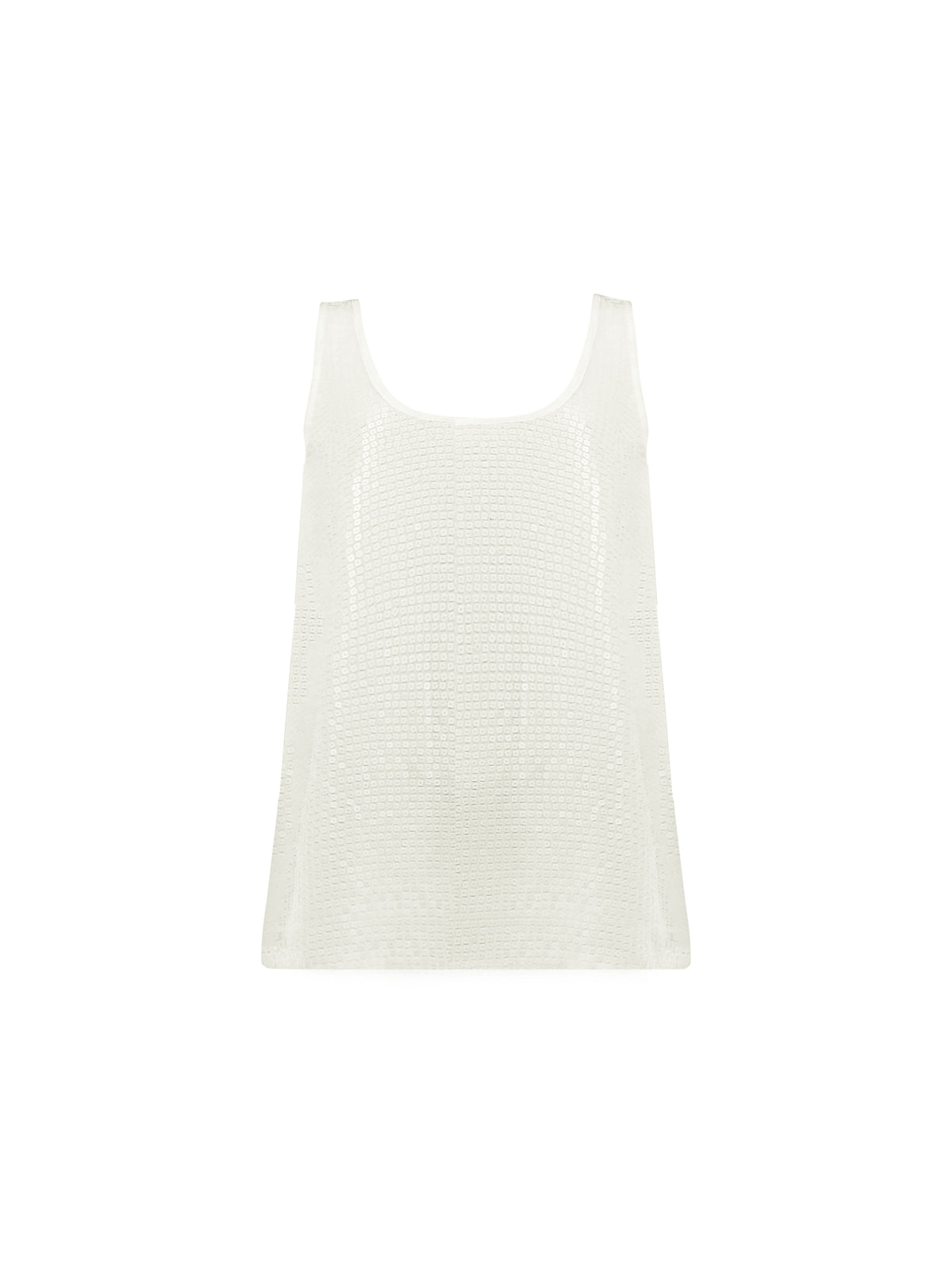 Ivory Sequin Vest