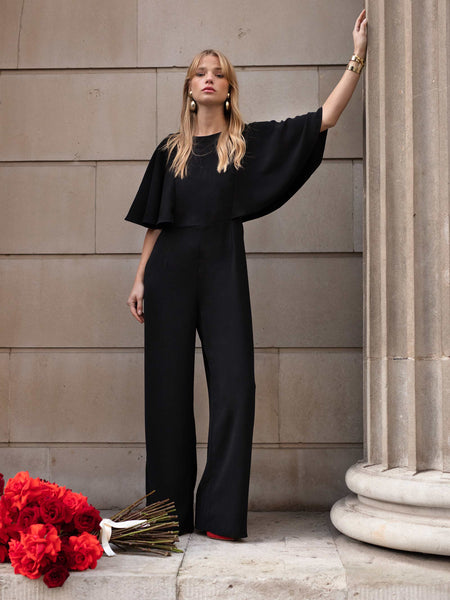 Flutter Sleeve Wide Leg Jumpsuit – Ro&Zo